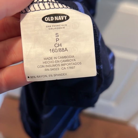 Old navy blue striped dress - Picture 3 of 6